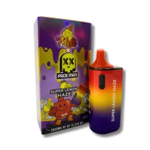 X1 Pack Man X Melt Digital LCD THCP Filled Vape 1.0ml (UK COMPLIANT)